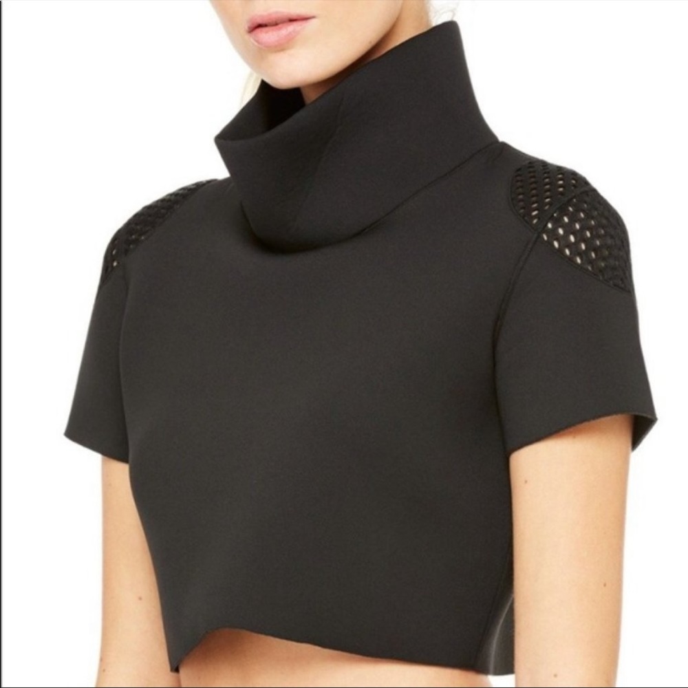 Alo Yoga In-Shape Short Sleeve Crop Workout Top